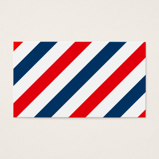 Tricolor Diagonal Stripes(blue, white, and red) (Front)