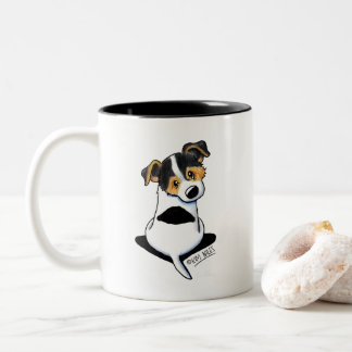 Tricolor Jack Russell Terrier Two-Tone Coffee Mug