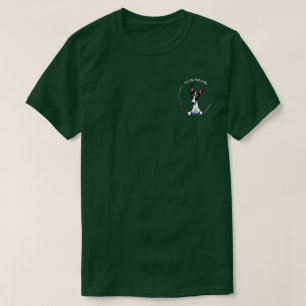 Tricolor Rat Terrier IAAM Pocket T-Shirt