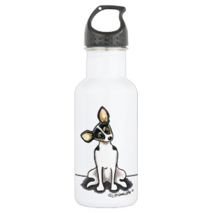 Tricolor Rat Terrier Sit Pretty 532 Ml Water Bottle