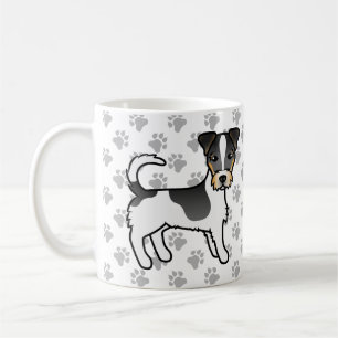 Tricolor Rough Coat Jack Russell Terrier Dog Coffee Mug