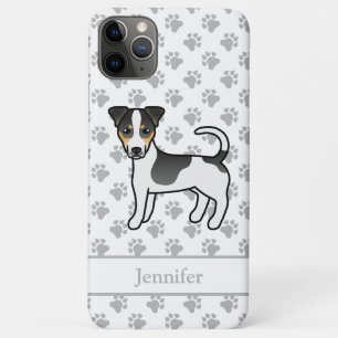 Tricolor Smooth Coat Jack Russell Terrier & Name iPhone 11 Pro Max Case