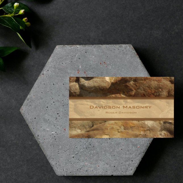 Tricolor Stone Business Card (Tricolor Stone Business Card)