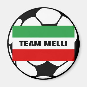 Tricolor "TEAM MELLI" Magnet