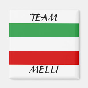 Tricolor "TEAM MELLI" Magnet