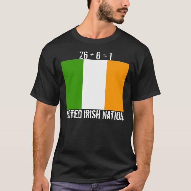 Tricolor, United Irish Nation T-Shirt (Front)