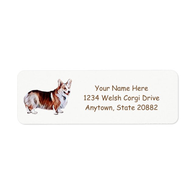 Tricolor Welsh Corgi (Front)