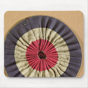 Tricolore rosette mouse mat