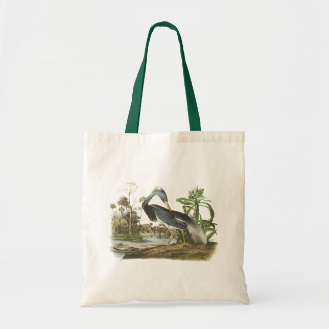 Tricolored Heron by Audubon Tote Bag (Front)