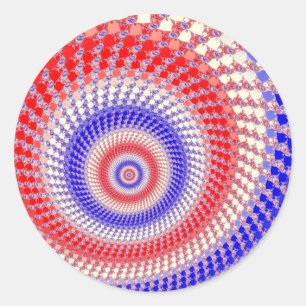 Tricolour Roundalls Stickers