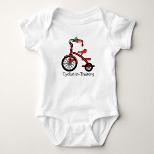 Tricycle Design Clothing Baby Bodysuit