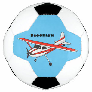 Tricycle gear aircraft cartoon football