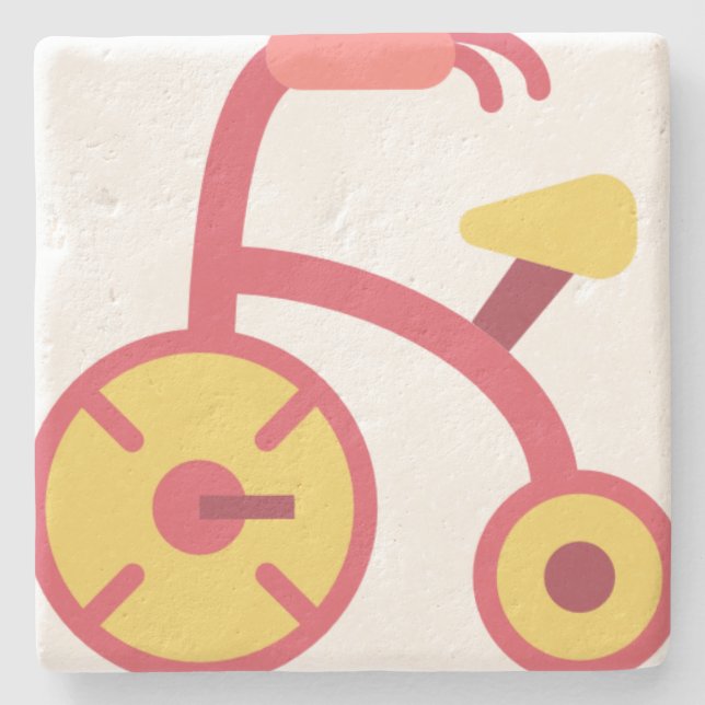 tricycle stone coaster (Front)