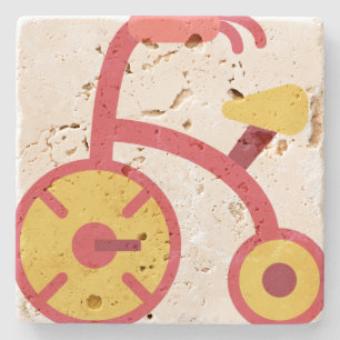 tricycle stone coaster