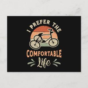 Tricycle Triker I Prefer The Comfortable Vintage Postcard