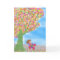Tricycle Under a Magical Tree Greeting card