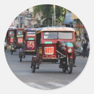 Tricycles Classic Round Sticker