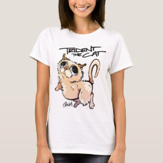 Trident the Cat Character Tee 01