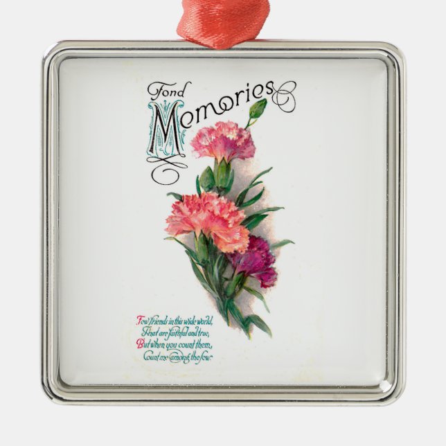 Tried And True Friend Metal Tree Decoration (Front)