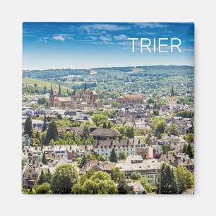 Trier Cityscape Panorama Moselle Germany Souvenir Magnet