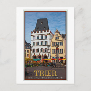 Trier - Hauptmarkt Stone Cross Postcard