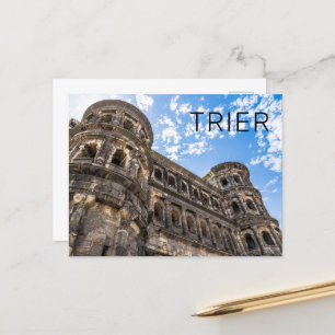 Trier Porta Nigra Rhineland Palatinate Germany  Holiday Postcard