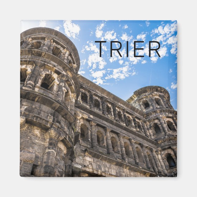 Trier Porta Nigra Rhineland Palatinate Germany  Magnet (Front)
