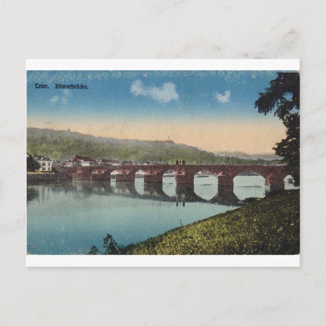 Trier Romerbrucke Bridge Postcard (Front)