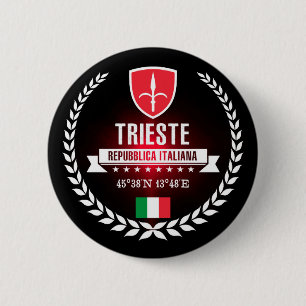 Trieste 6 Cm Round Badge