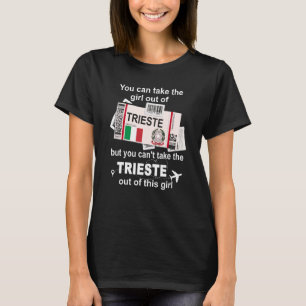 Trieste Boarding Pass Trieste Girl Trieste T-Shirt