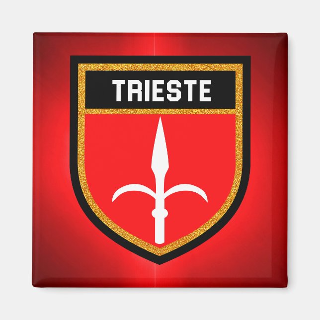 Trieste Flag Magnet (Front)