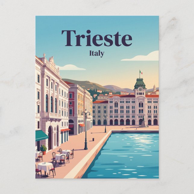 Trieste, Italy Postcard (Front)