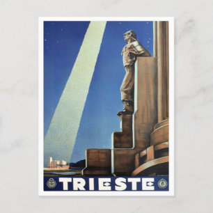 Trieste Italy vintage travel Postcard