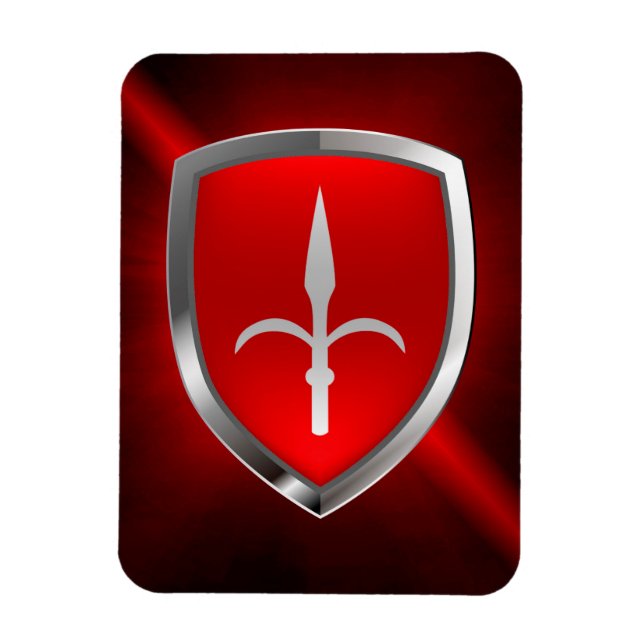Trieste Mettalic Emblem Magnet (Vertical)