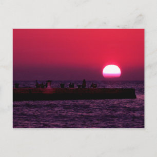 trieste molo audace postcard