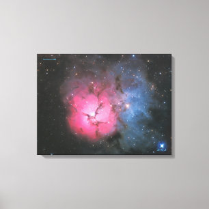 Trifid Nebula (M 20) - Medium Canvas Print