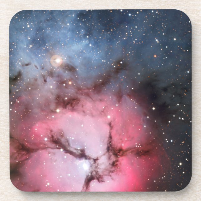 Trifid Nebula Space Astronomy Coaster (Front)