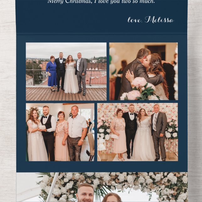 Trifold Christmas greeting card (Inside Middle)
