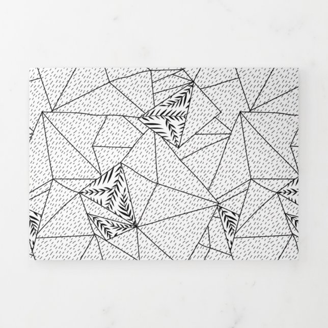 Trifold Letter Fold Cards | Custom 5x7 Design (Cover)