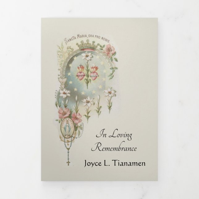 TRIFOLD V(RGIN MARY CARD (Cover)