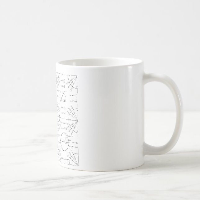 Trig & Triangles Coffee Mug (Right)
