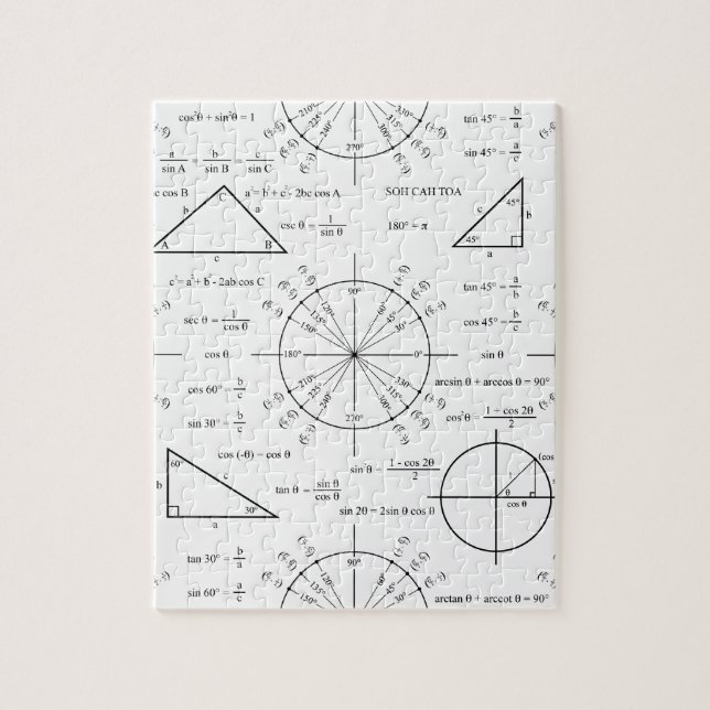 Trig & Triangles Jigsaw Puzzle (Vertical)