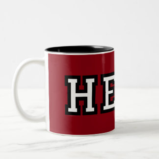 Trigedasleng mug: Heda (commander) Two-Tone Coffee Mug