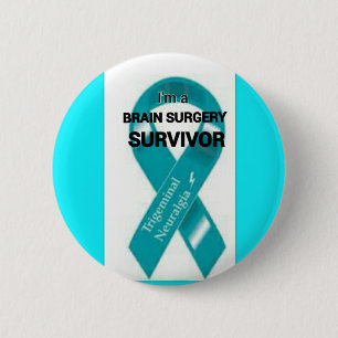 Trigeminal Neuralgia Awareness 6 Cm Round Badge