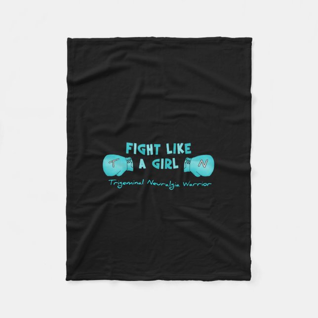 Trigeminal Neuralgia Awareness Blanket (Front)