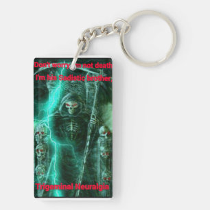 Trigeminal Neuralgia Awareness Key Chain