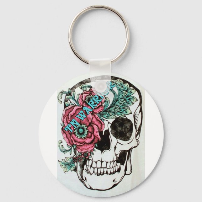 Trigeminal Neuralgia Awareness Key Ring (Front)