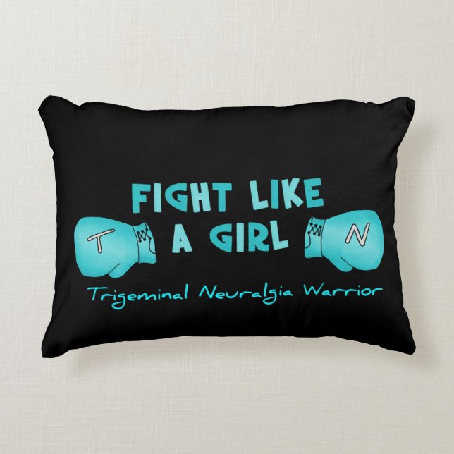 Trigeminal Neuralgia Awareness Pillow (Front)