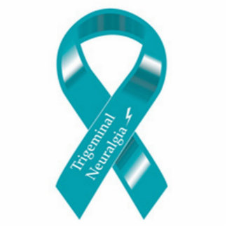 Trigeminal Neuralgia Awareness Ribbon Magnet Photo Sculpture Magnet