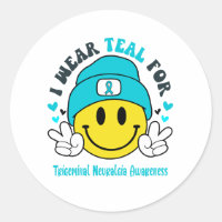 Trigeminal Neuralgia Awareness Ribbon Support Gift
